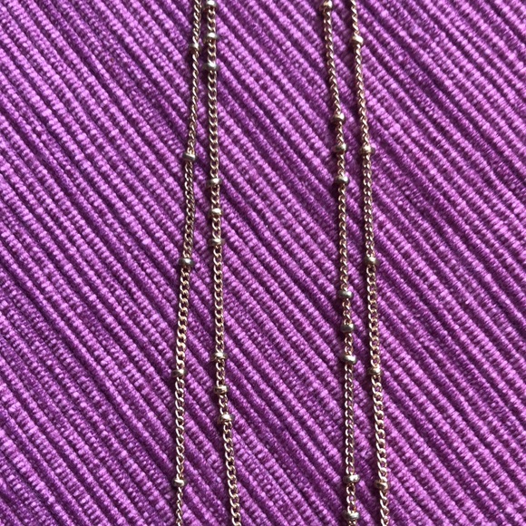 Double Strand Turquoise/Gold Double Strand Necklace - Picture 8 of 8